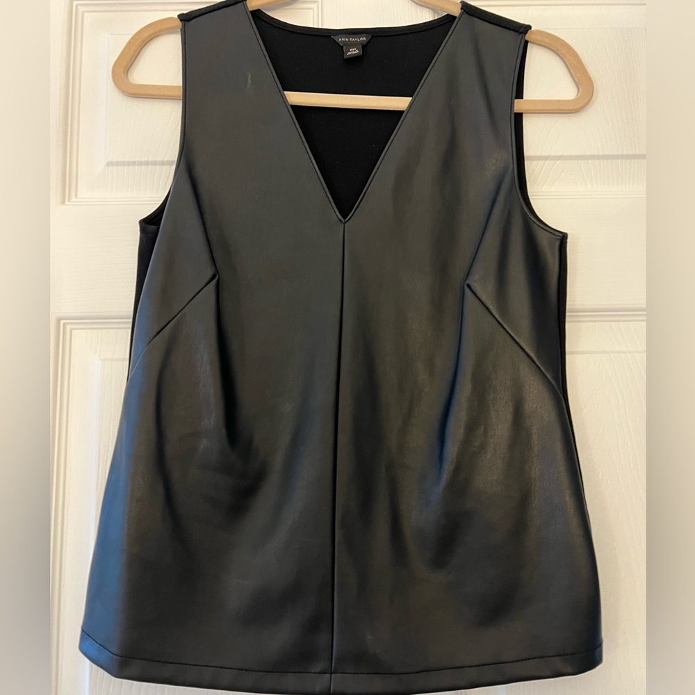 Ann Taylor leather top